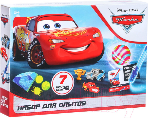 Изображение товара Набор для опытов Disney Большой набор опытов. 7 крутых опытов. Тачки / 6915158