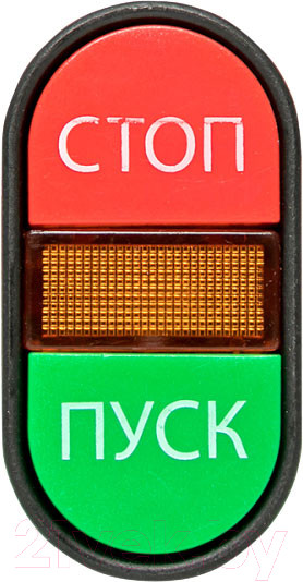 Изображение товара Кнопка для пульта EKF PROxima APBB-22N Пуск-Стоп овальная 220В NO+NC / pbn-apbb-o