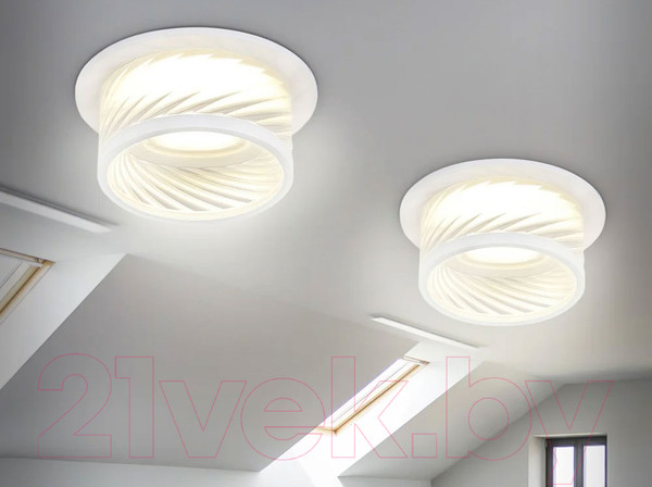 Изображение товара Точечный светильник Ambrella TN1251 SWH/CL (белый песок/прозрачный)