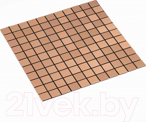 Изображение товара Панель ПВХ Самоклейкин Самоклеющаяся Алюминий Бронзовая мозаика MA-B02 (300x300x3мм)