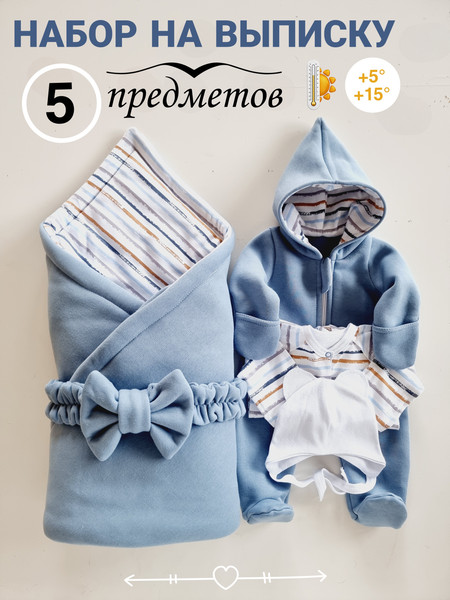 Изображение товара Набор на выписку Sofi Весенний / 5028-2 (голубой)