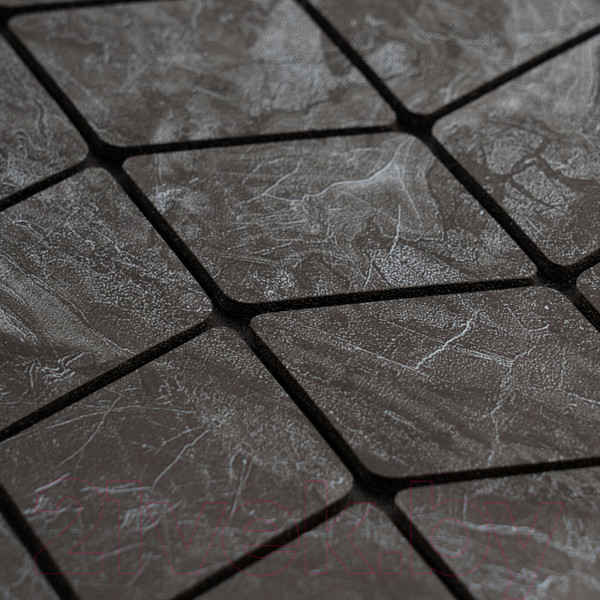 Изображение товара Панель ПВХ Самоклейкин Самоклеющаяся Плитка Серебряная кольчуга MPK-B02 (300x300x4мм)