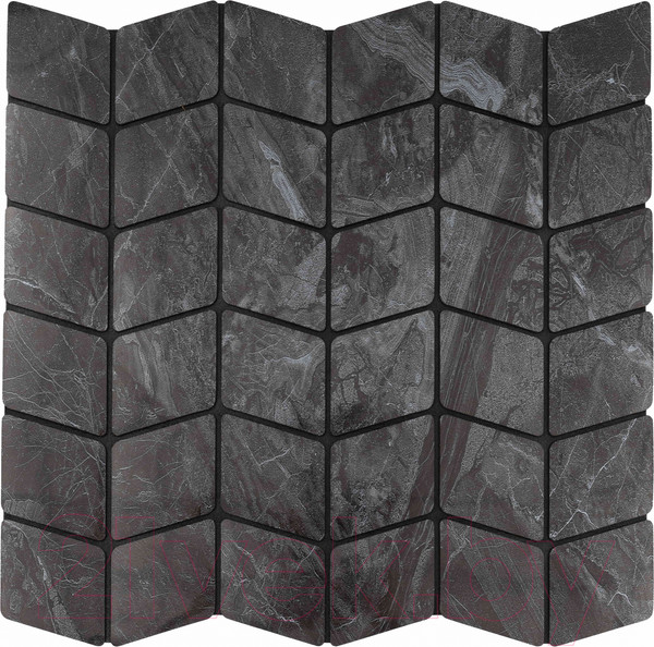 Изображение товара Панель ПВХ Самоклейкин Самоклеющаяся Плитка Серебряная кольчуга MPK-B02 (300x300x4мм)