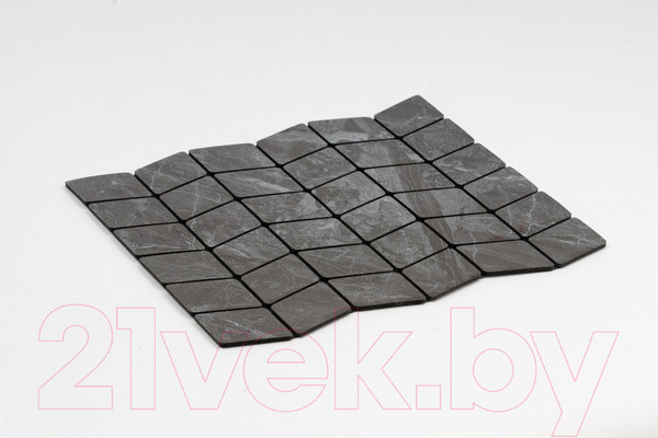 Изображение товара Панель ПВХ Самоклейкин Самоклеющаяся Плитка Серебряная кольчуга MPK-B02 (300x300x4мм)