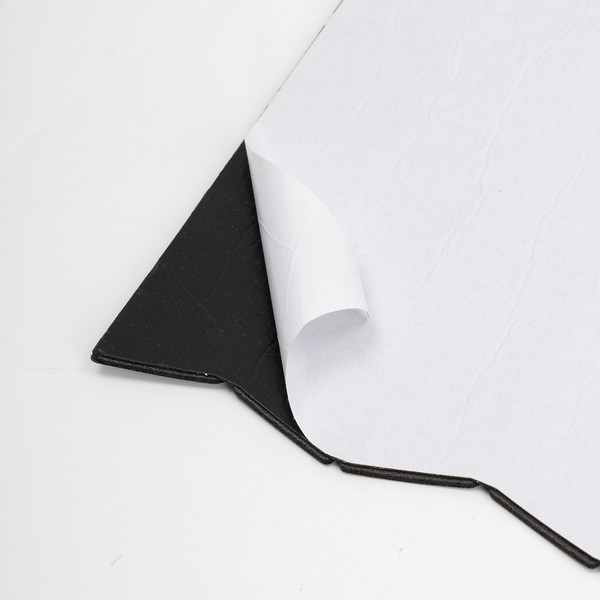 Изображение товара Панель ПВХ Самоклейкин Самоклеющаяся Плитка Черные руны MPR-BL01 (300x300x4мм)