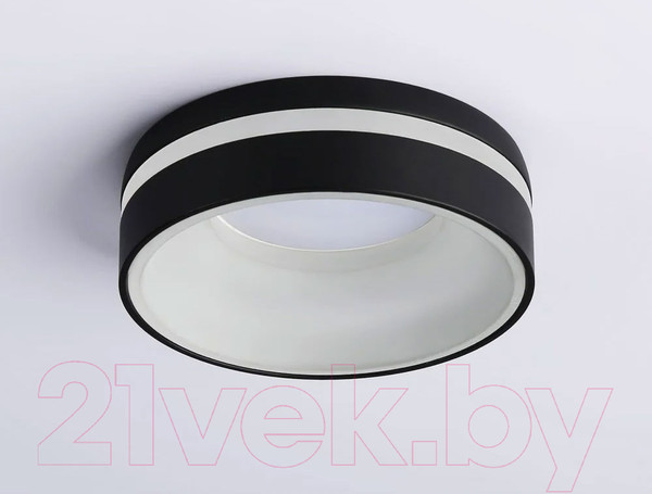 Изображение товара Точечный светильник Ambrella MR16 TN3306 BK/FR (черный/белый матовый)
