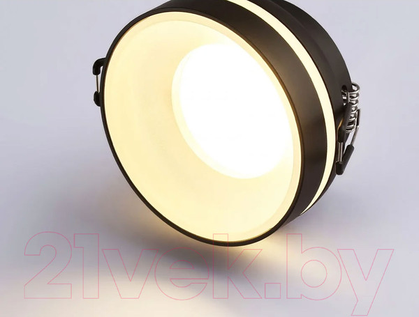 Изображение товара Точечный светильник Ambrella MR16 TN3306 BK/FR (черный/белый матовый)