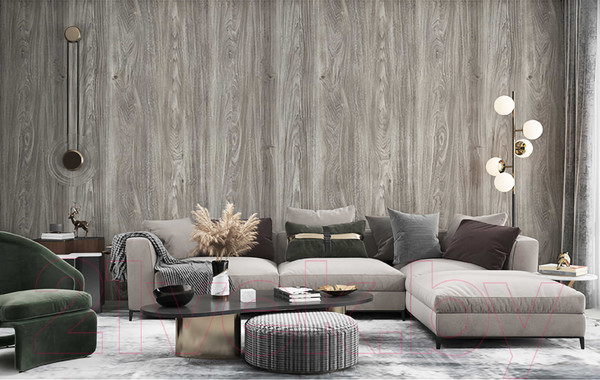 Изображение товара Панель ПВХ Самоклейкин Самоклеющаяся в рулоне Пепел RL-PS6300 (3000x600x2мм)