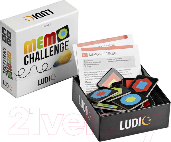 Изображение товара Настольная игра Ludic Мемо челлендж / MU27408