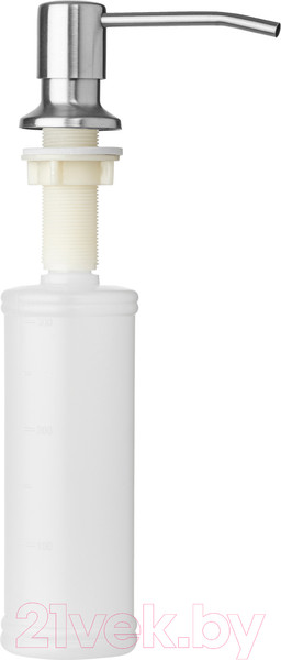 Изображение товара Мойка кухонная со смесителем Saniteco 6550-R + Spike F9S07011 (сатин, с сифоном, дозатором и коландером)