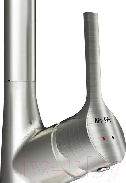 Изображение товара Мойка кухонная со смесителем Saniteco 6550-R + Spike F9S07011 (сатин, с сифоном, дозатором и коландером)