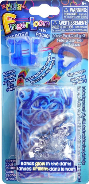 Изображение товара Набор для плетения Rainbow Loom Фингер Лум / R0038B (синий)
