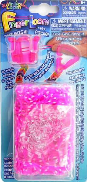 Изображение товара Набор для плетения Rainbow Loom Фингер Лум / R0039B (розовый)