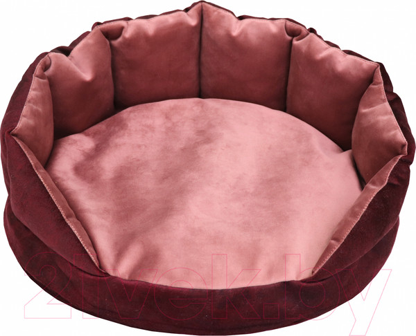 Изображение товара Лежанка для животных Кот и Пёс Верона №1 / Л5545М-С (бордовый)