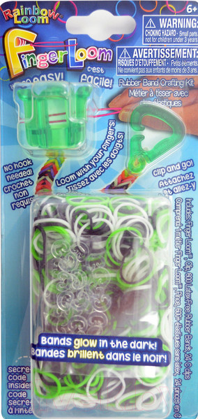 Изображение товара Набор для плетения Rainbow Loom Фингер Лум / R0041B (зеленый)