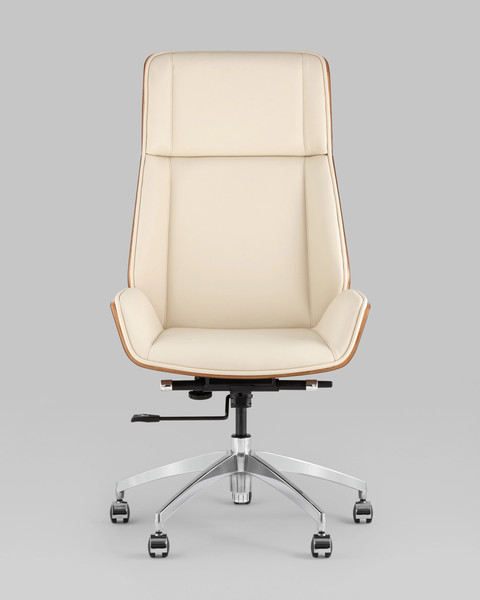 Изображение товара Кресло офисное TopChairs Crown SN A312-A 8383-1 Walnut Back (бежевый)