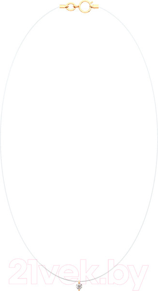 Изображение товара Колье из розового золота ZORKA 580003.1.14K.R (40см, с фианитом)