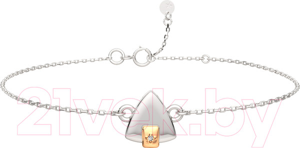 Изображение товара Браслет из серебра ZORKA 06D0069.G14K (18см, с бриллиантом)