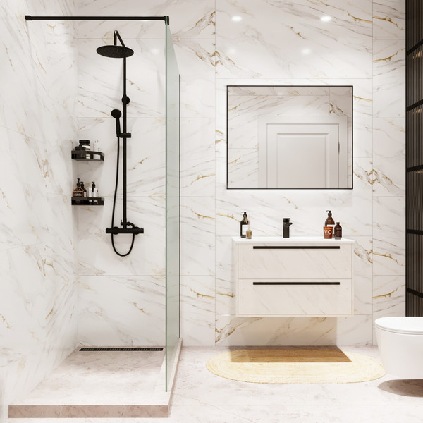 Изображение товара Душевая стенка Benetto BEN-602 BLM 90x200