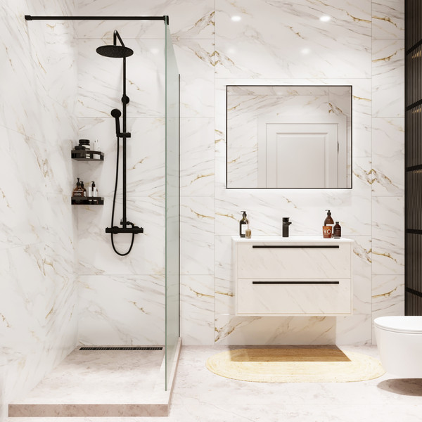 Изображение товара Душевая стенка Benetto BEN-602 BLM 120x200