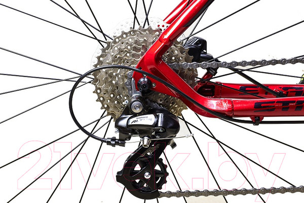 Изображение товара Велосипед STARK Router 29.3 HD 2024 (18, ярко-красный/темно-фиолетовый)