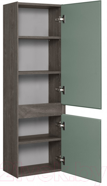 Изображение товара Шкаф-полупенал для ванной Акватон Форест / 1A278603FR9C0 (дуб рошелье/сумеречный голубой)