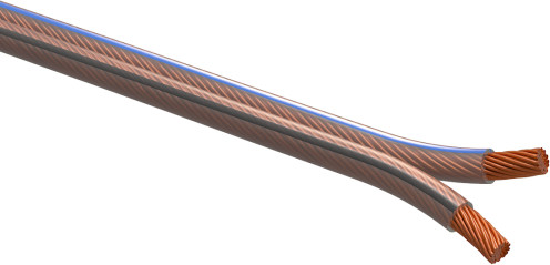 Изображение товара Кабель ЭРА Акустический 2x0.5мм2 / Б0059295 (10м, прозрачный)
