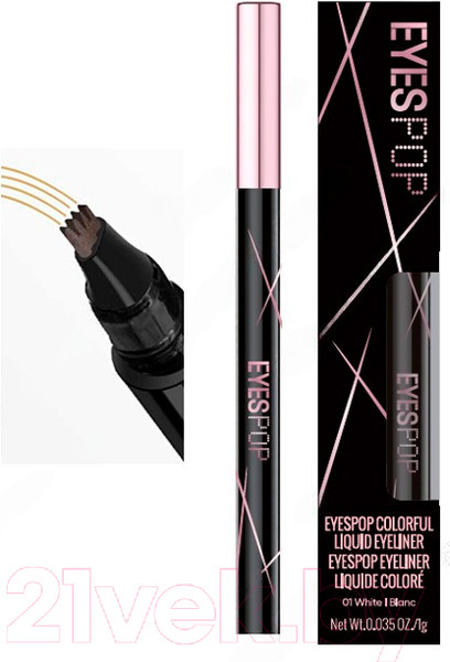 Изображение товара Фломастер для бровей Miniso Eyespop Liquid тон 02 / 4835