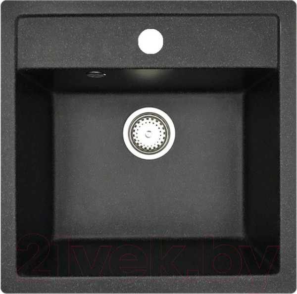 Изображение товара Мойка кухонная со смесителем БелЭворс Rio + Like F8007122 (черный)