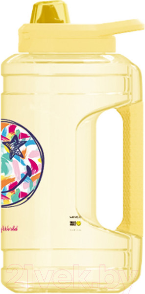 Изображение товара Бутылка для воды Miniso SmileyWorld Collection 6175 (с трубочкой)