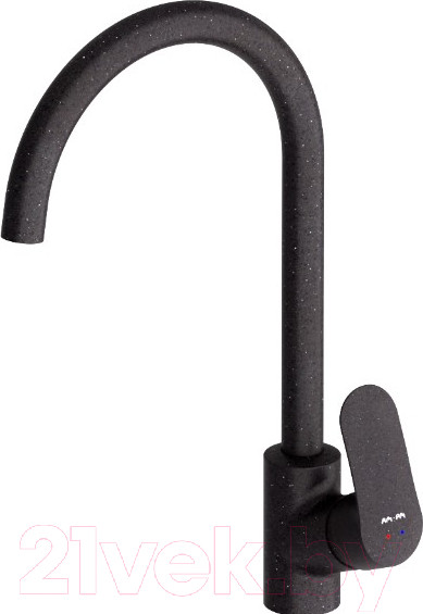 Изображение товара Мойка кухонная со смесителем БелЭворс Styl R + Like F8007122 (черный)