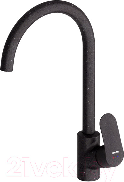 Изображение товара Мойка кухонная со смесителем Berge BR-7602 + Like F8007122 (черный)