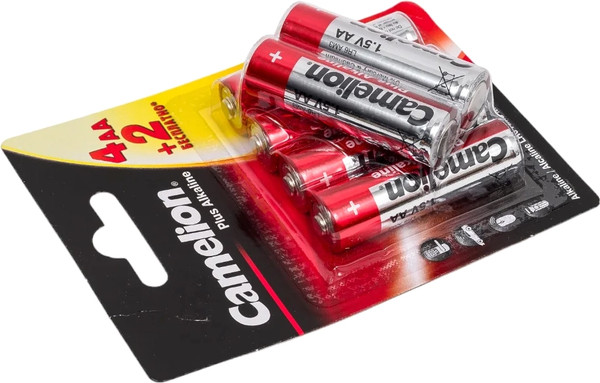 Изображение товара Комплект батареек Camelion Plus Alkaline 4+2 LR6 / 15308