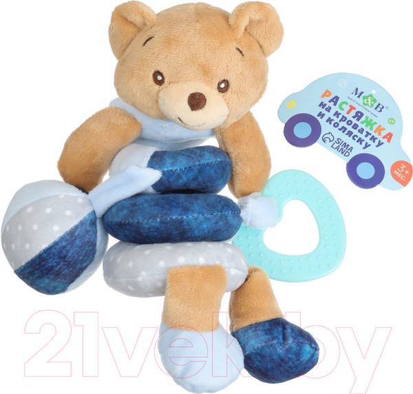 Изображение товара Подвеска на кроватку Mum&Baby Растяжка-спираль Мишка / 9912206