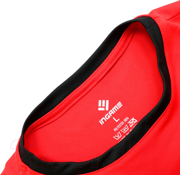 Изображение товара Футболка игровая футбольная Ingame Детская (р.36, красный)