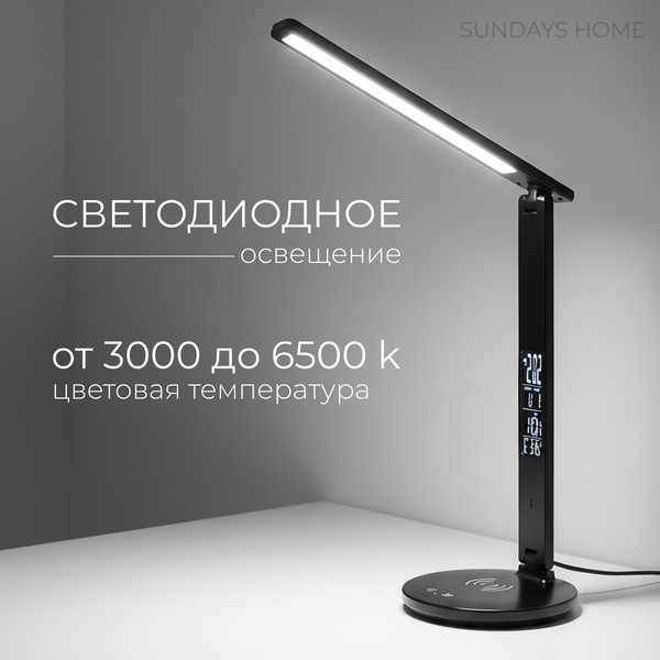 Изображение товара Настольная лампа Sundays Home SM-862 QI (черный)