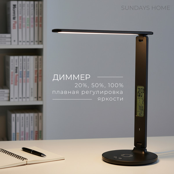 Изображение товара Настольная лампа Sundays Home SM-862 QI (черный)