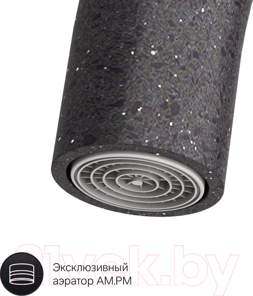 Изображение товара Мойка кухонная со смесителем БелЭворс Mila L + Like F8007122 (черный)