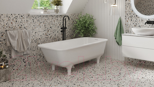 Изображение товара Тумба под умывальник Belux Джаз НП 90-02 (1, белый глянцевый)