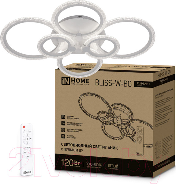 Изображение товара Потолочный светильник INhome Elegant Bliss-W-BG / 4690612051840