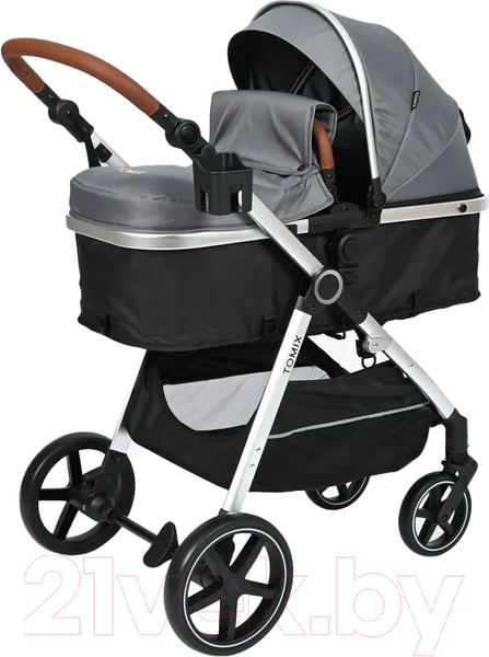 Изображение товара Детская универсальная коляска Tomix Sunny 3 в 1 / 619C (Grey)