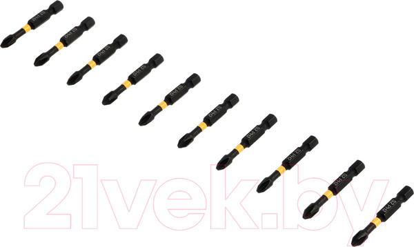 Изображение товара Набор бит Tundra Профи. Torsion S2 PH2x50мм / 9935332 (10шт)