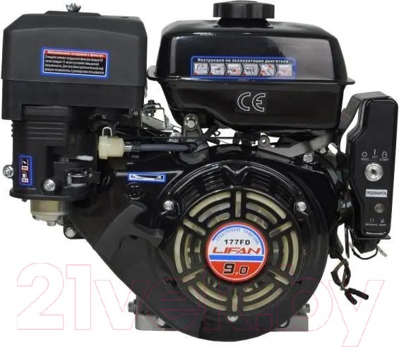 Изображение товара Двигатель бензиновый Lifan 177FD D25 7А