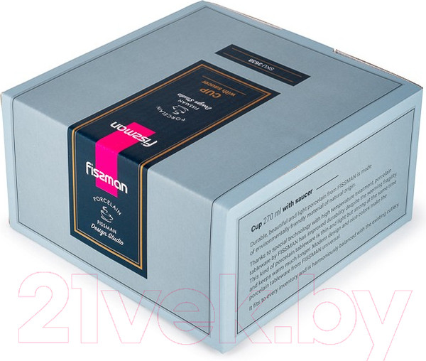 Изображение товара Чашка с блюдцем Fissman 3638