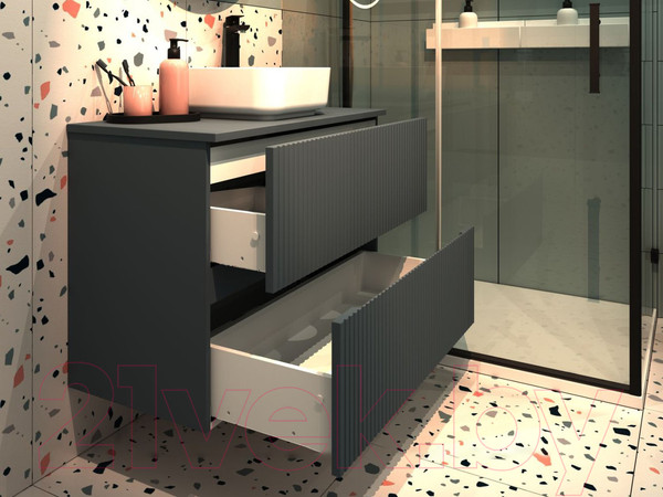 Изображение товара Тумба под умывальник Aquanet Джейн 60 / 313300 (маренго)