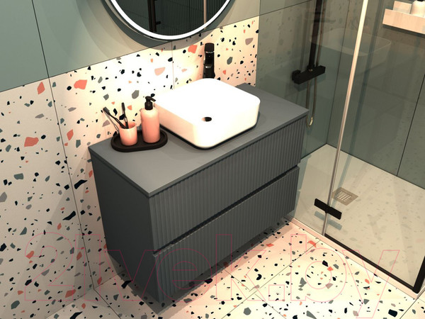 Изображение товара Тумба под умывальник Aquanet Джейн 60 / 313300 (маренго)