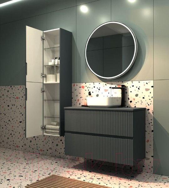 Изображение товара Тумба под умывальник Aquanet Джейн 60 / 313300 (маренго)