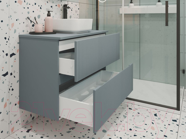 Изображение товара Тумба под умывальник Aquanet Джейн 60 / 313316 (мисти грин)