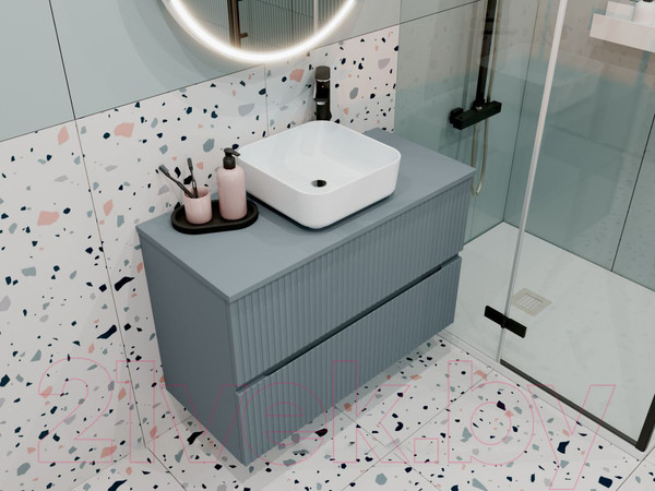 Изображение товара Тумба под умывальник Aquanet Джейн 60 / 313316 (мисти грин)