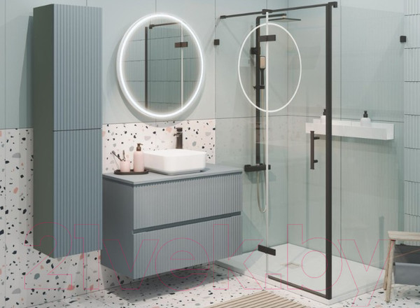 Изображение товара Тумба под умывальник Aquanet Джейн 60 / 313316 (мисти грин)